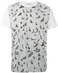 T-shirt stampata bianca di Carven