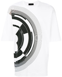 T-shirt stampata bianca di Diesel