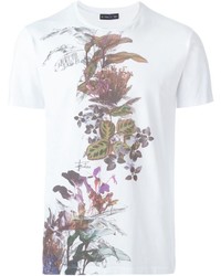 T-shirt stampata bianca di Etro
