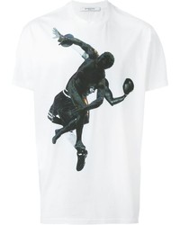 T-shirt stampata bianca di Givenchy