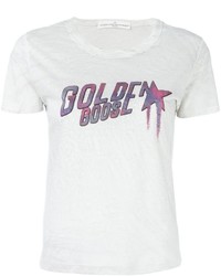 T-shirt stampata bianca di Golden Goose Deluxe Brand