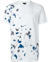 T-shirt stampata bianca di Lanvin