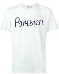 T-shirt stampata bianca di MAISON KITSUNÉ