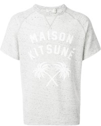 T-shirt stampata bianca di MAISON KITSUNÉ