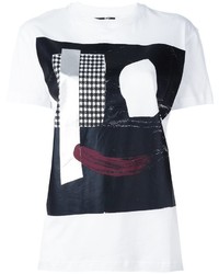 T-shirt stampata bianca di McQ by Alexander McQueen