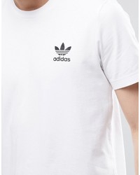 T-shirt stampata bianca di adidas