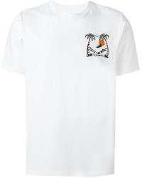 T-shirt stampata bianca di Paul Smith