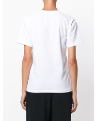 T-shirt stampata bianca di Victoria Beckham
