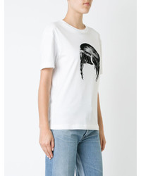 T-shirt stampata bianca di Stella McCartney