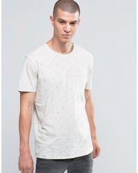 T-shirt stampata bianca di Selected