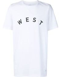 T-shirt stampata bianca di Stampd