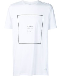 T-shirt stampata bianca di Stampd