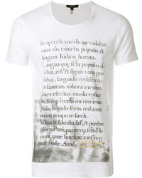T-shirt stampata bianca di Unconditional