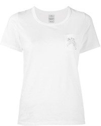 T-shirt stampata bianca di Visvim