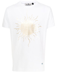 T-shirt stampata bianca di Vivienne Westwood