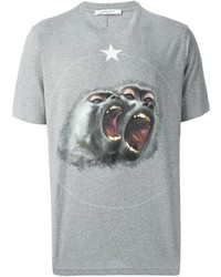 T-shirt stampata grigia di Givenchy