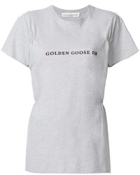 T-shirt stampata grigia di Golden Goose Deluxe Brand