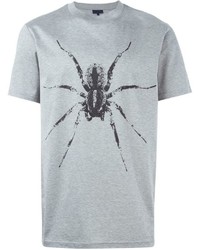 T-shirt stampata grigia di Lanvin
