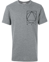 T-shirt stampata grigia di McQ