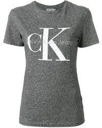 T-shirt stampata grigio scuro di CK Calvin Klein