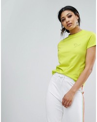 T-shirt stampata lime di Daisy Street
