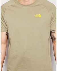 T-shirt stampata marrone chiaro di The North Face
