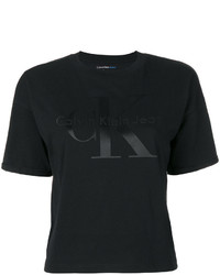 T-shirt stampata nera di CK Calvin Klein