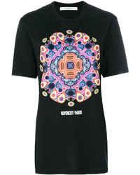 T-shirt stampata nera di Givenchy