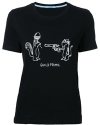 T-shirt stampata nera di GUILD PRIME
