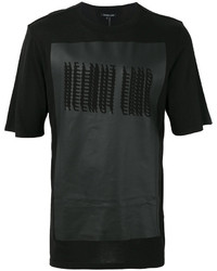 T-shirt stampata nera di Helmut Lang