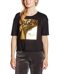 T-shirt stampata nera di Juicy Couture