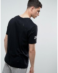 T-shirt stampata nera di Asos