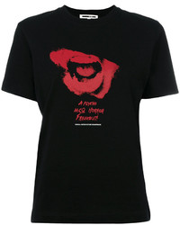 T-shirt stampata nera di MCQ