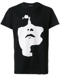 T-shirt stampata nera di Neil Barrett