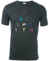 T-shirt stampata nera di Paul Smith