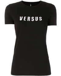 T-shirt stampata nera di Versus