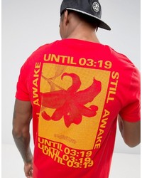 T-shirt stampata rossa di Asos