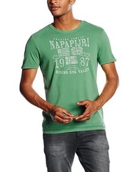 T-shirt verde menta di Napapijri
