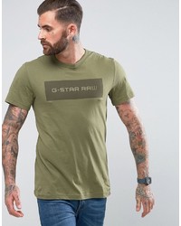 T-shirt verde oliva di G Star
