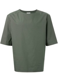 T-shirt verde oliva di Lemaire