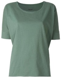 T-shirt verde oliva di Roberto Collina