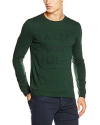 T-shirt verde scuro di Lee
