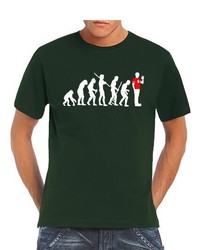 T-shirt verde scuro di Touchlines