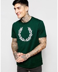 T-shirt verde di Fred Perry