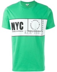 T-shirt verde di Kenzo