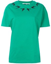 T-shirt verde di McQ by Alexander McQueen