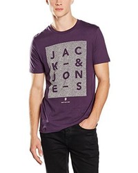 T-shirt viola di Jack & Jones
