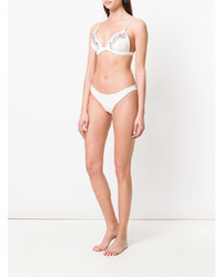 Top bikini a fiori bianco di Zimmermann