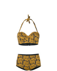 Top bikini a fiori giallo di Maison Margiela