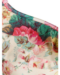 Top bikini a fiori multicolore di Zimmermann